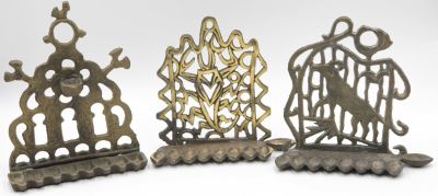 לוט 3 חנוכיות שמן, שונות זו מזו, מצבים טובים