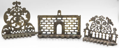 לוט 3 חנוכיות שמן, שונות זו מזו, מצבים טובים