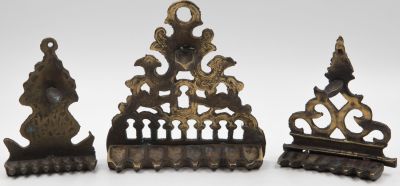 לוט 3 חנוכיות שמן, שונות זו מזו, מצבים טובים