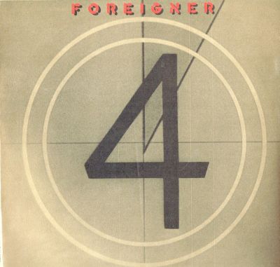 תקליט Foreigner – 4, תוצרת ישראל, כולל דף מילים. מצב התקליט: VG+