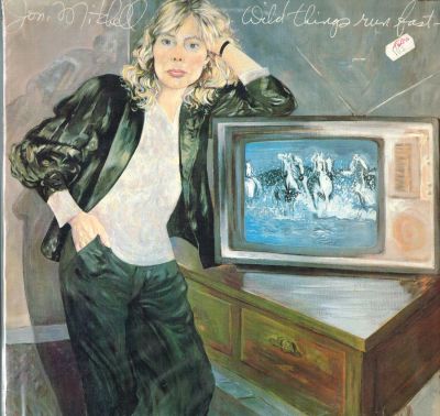 תקליט Joni Mitchell – Wild Things Run Fast, תוצרת ישראל. מצב התקליט: EX