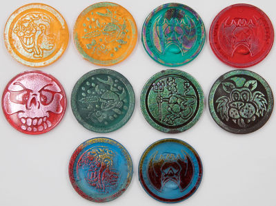 פצץ רשמי - לוט 10 פצצים שקופים, פצץ רשמי - פוגים, צבעים שונים