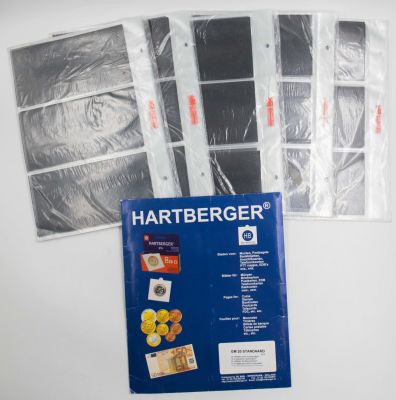 לוט הכולל: 1. חמש חבילות חדשות של דפים בחלוקה לשלוש דו צדדים, בכל חבילה 10 דפים. מתוצרת DAVO 