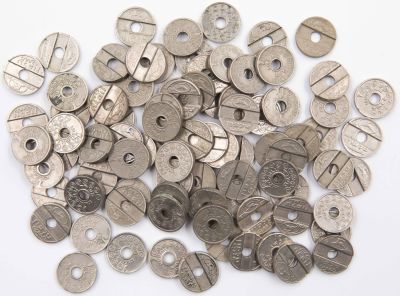 לוט של כ-90 אסימוני טלפון ציבורי. כולל משרד התקשורת, דואר ישראל, תאריכים שונים, וריאציות שונות