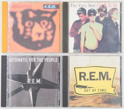 R.E.M - לוט 4 תקליטורים של להקת R.E.M, שונים זה מזה, מצבים שונים