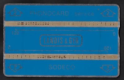 טלכרד בזק טכנאים-כרטיס שירות. וריאנט נדיר ביותר שיוצרו ממנו רק 6,527 יחידות. קוד 2 בחיצים 