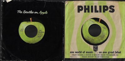 The Beatles - לוט שני תקליטי 7'', החיפושיות, תוצרת חוץ