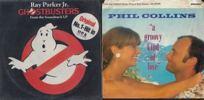 אמנים שונים - לוט שני תקליטי 7'', פסקולי סרטים, תוצרת חוץ