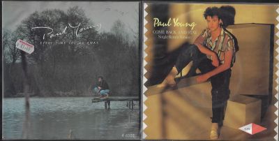 Paul Young - לוט שני תקליטי 7'', פול יאנג, תוצרת חוץ
