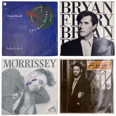 אמנים שונים - לוט ארבעה תקליטי 7'', זמרים שונים, תוצרת חוץ