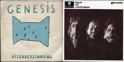 Genesis - לוט שני תקליטי 7'', להקת Genesis, תוצרת חוץ