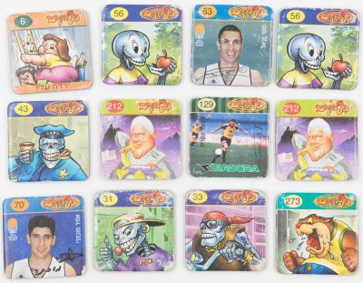 כפלוקים - לוט 12 כפלוקים, סדרה 1 ו-2, שונים זה מזה, מצבים שונים