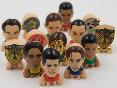 סופרגול - לוט 14 בובות שחקני כדורגל ישראליים, ביניהם: יניב קטן, ניר דוידוביץ, לאלא, באדיר, בן סהר 