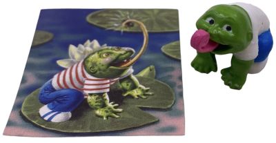 חבורת הזבל - בובת גומי מיניאטורית של דמות חבורת הזבל, קרפדה, כוללת קלף רשמי של חברת TOPPS. מבוקשת 