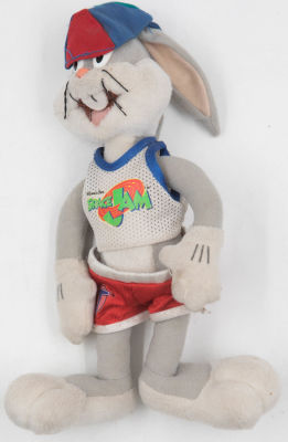 ספייס ג'ם - בובת פרווה של באגס באני, מתוך הסרט ספייס ג'ם SPACE JAM, בכיכובו של מייקל ג'ורדן, הוצאת 