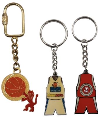 הפועל ירושלים - לוט 3 מחזיקי מפתחות של קבוצת הכדורסל של הפועל ירושלים, שונים זה מזה