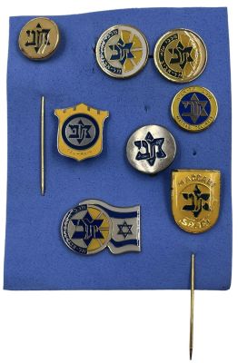 מכבי תל אביב - לוט 8 סיכות של מכבי תל אביב, מחלקות הכדורגל והכדורסל, שנות החמישים עד התשעים