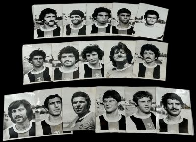 הפועל רמת גן - לוט 16 תצלומי ראש של סגל הפועל רמת גן בכדורגל, כפי שצולמו בידי צלם העיתונות אסף 