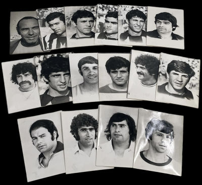 בית"ר ירושלים - לוט 16 תצלומי ראש של סגל בית"ר ירושלים בכדורגל, כפי שצולמו בידי צלם העיתונות אסף 