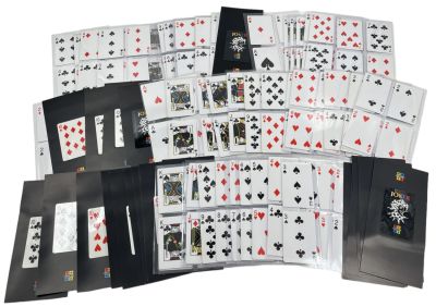 לוט ענק של 4 סדרות כרטיסי חיוג עשור לקרדאין, גלובוסכרט, בזק בינלאומי. כל סדרה מורכבת מ-53 