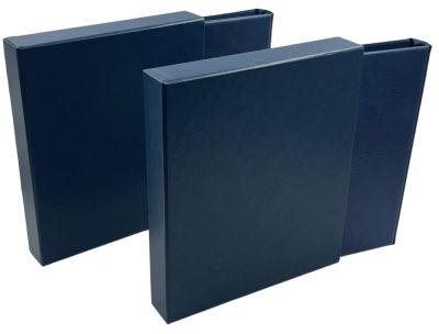 לוט 2 אלבומים עם 4 טבעות, ריקים, כל אלבום מכיל 13 דפים המחולקים ל2 ול 1. לאלבומים קסטה והם 