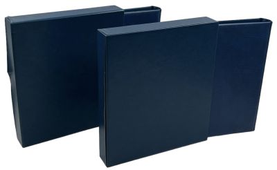 לוט 2 אלבומים עם 4 טבעות, ריקים, כל אלבום מכיל 12 דפים לטלכרדים המחולקים ל 8. לאלבומים קסטה והם 