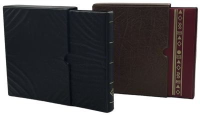 לוט 2 אלבומים עם 4 טבעות, ריקים, כל אלבום מכיל 12 דפים לטלכרדים המחולקים ל 8. לאלבומים קסטה והם 