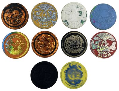 לוט 10 פצצים, צבעים שונים, פצץ רשמי - פוגים, מצבים טובים עד טובים מאוד