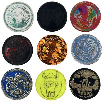 לוט 9 פצצים, צבעים שונים, פצץ רשמי - פוגים, מצבים טובים עד טובים מאוד