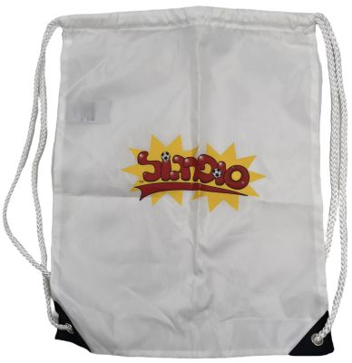 סופרגול - תיק גב ממותג סופרגול, סגירה באמצעות משיכת שרוכים. שמור היטב, לא עבר כל שימוש. מידות: 44 