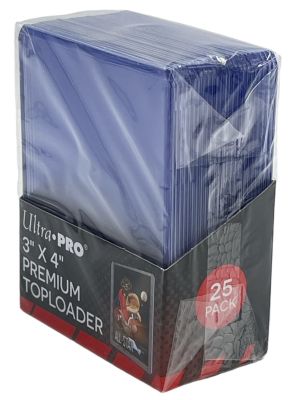 Ultra pro 3x4 top premium top loaders - חבילת טופ לואדרים איכותיים פרימיום סגורה, גודל מתאים 