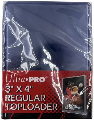 Ultra pro 3x4 top premium top loaders - חבילת טופ לואדרים איכותיים פרימיום סגורה, גודל מתאים 