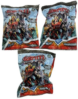 גורמיטי - לוט 3 מעטפות של גורמיטי GORMITI, שנת 2018, המעטפות סגורות ולא נפתחו מעולם