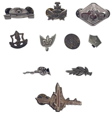 לוט 10 סיכות צה"ליות שונות. ביניהן מוקדמות ונדירות