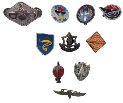 לוט 10 סיכות צה"ליות שונות. ביניהן מוקדמות ונדירות