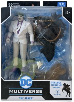 DC - בובת פיגר של הג'וקר THE JOKER, סדרת DC Multiverse, תוצרת McFarlane Toys, שנת 2021. אריזה מקורית