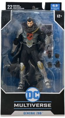 DC - בובת פיגר של ג'נרל זוד GENERAL ZOD, סדרת DC Multiverse, תוצרת McFarlane Toys, שנת 2022. אריזה 