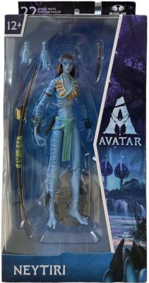 AVATAR - בובת פיגר של נייטירי NEYTIRI, מסרט הקולנוע אוואטר AVATAR, תוצרת McFarlane Toys, שנת 2022. 