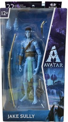 AVATAR - בובת פיגר של ג'ק סאלי JAKE SULLY, מסרט הקולנוע אוואטר AVATAR, תוצרת McFarlane Toys, שנת 