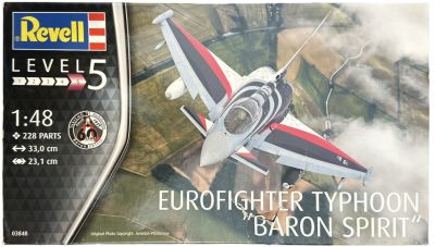 EUROFIGHTER TYPHOON BARON SPIRIT - דגם גדול להרכבת מטוס קרב EUROFIGHTER TYPHOON BARON SPIRIT, חברת 