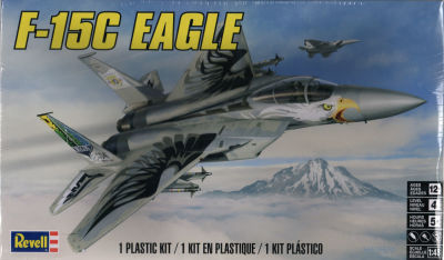 F-15 - דגם גדול להרכבת מטוס קרב F-15C EAGLE, חברת REVELL, מודל 85-580, סגור
