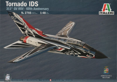 TORNADO IDS - דגם גדול להרכבת מטוס קרב TORNADO IDS, חברת ITALERI, מודל 2766, סגור