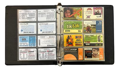 אוסף של 188 כרטיסי חיוג ישראלים. חברות שונות כגון: 013 ברק, בזק בינלאומי, מירס, פלאפון ועוד. 