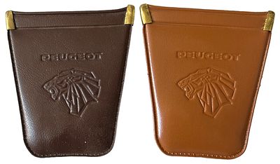 לוט 2 ארנקים למפתחות מכונית פג'ו, שנות השישים-שבעים, מצבים טובים מאוד