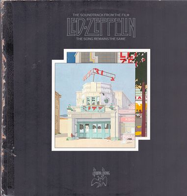 לד זפלין - אלבום כפול Led Zeppelin, תוצרת חוץ, פגמים בצד העטיפה. מצב התקליט: EX