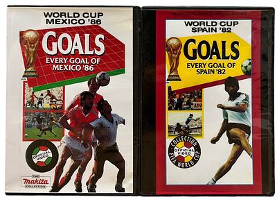 מונדיאלים - לוט 2 דיסקים של אליפות העולם בכדורגל, חברת Sportworld Video, הדיסק הראשון מכיל את כל 