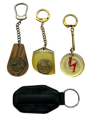 חברת חשמל - לוט 4 מחזיקי מפתחות של חברת חשמל, שנות החמישים-שישים