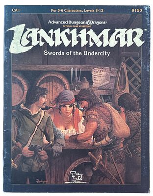 מבוכים ודרקונים - חוברת משחק מבוכים ודרקונים, Swords Of The Undercity, שנת 1985. חוברת משחק מבוכים 