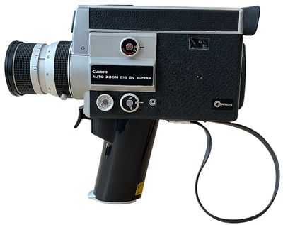 מסרטה סופר 8, חברת CANON, דגם 518 SV. לא נבדקה תקינות