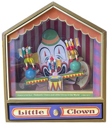 KOJI MOURAI - תיבת נגינה KOJI MOURAI CLOWN MUSEUM (1994) – ליצנים רוקדים ומאזניים מסתובבים. תיבת 